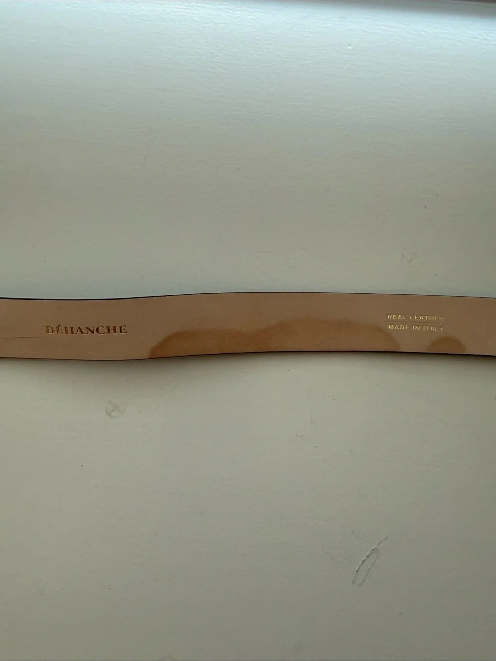 Chocolate Suede & 24k Gold Italian Suede Leather Belt